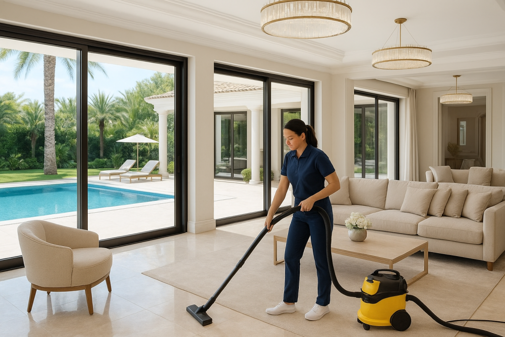 villa cleaning in Campoamor