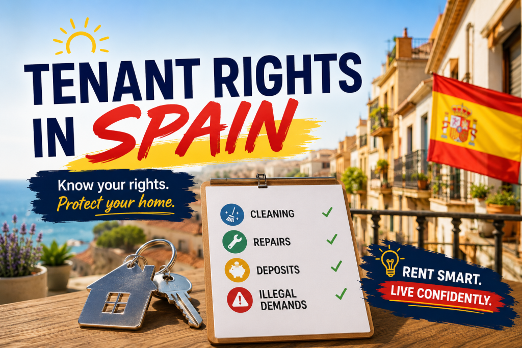 Tenant Rights in Spain — Cleaning, Repairs, Deposits & Illegal Demands