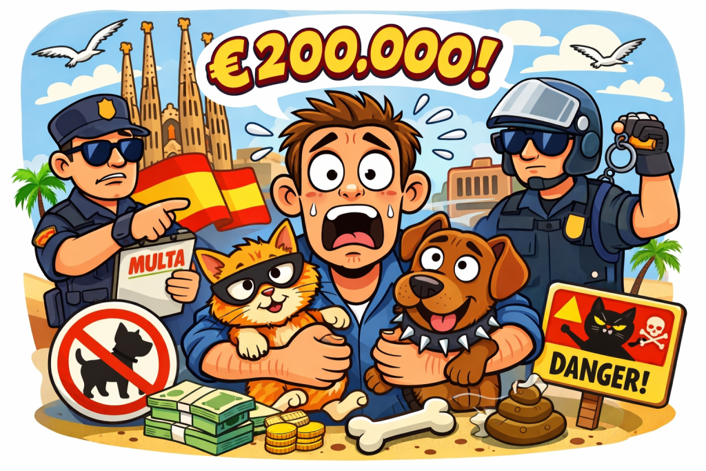 Pet Fines in Spain: What Can Cost a Fortune up to €200,000