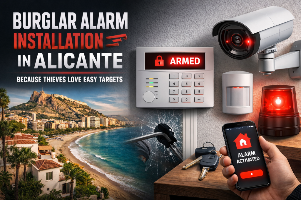 Burglar Alarm Installation in Alicante
