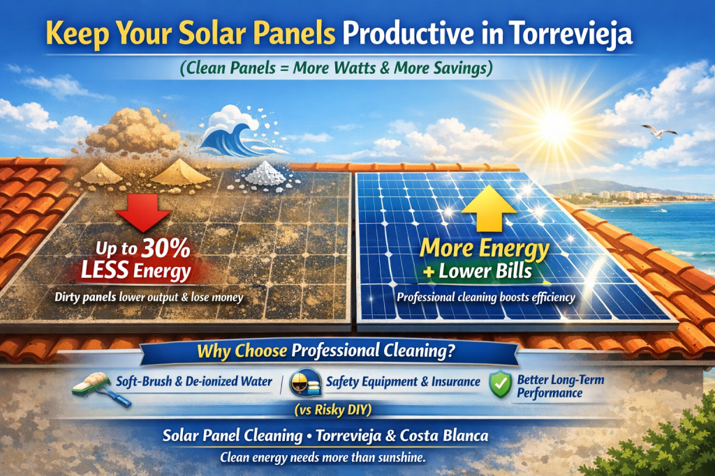 Solar Panel Cleaning in Torrevieja