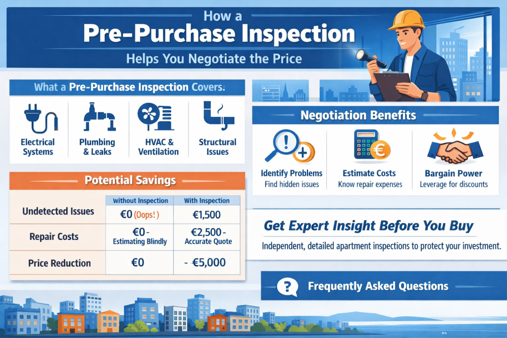 How a Pre‑Purchase Apartment Inspection Helps You Negotiate the Price