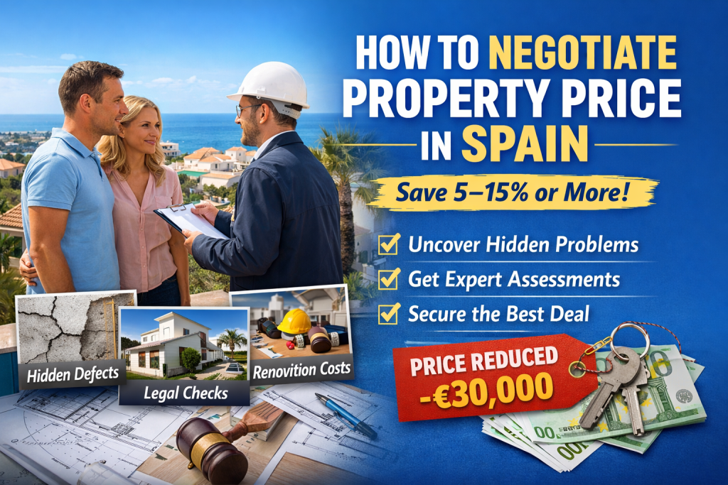 How to Negotiate Property Price in Spain & Save 5–15% or More