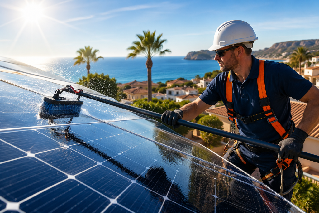 Solar Panel Maintenance in Costa Blanca - Solar Panel Cleaning