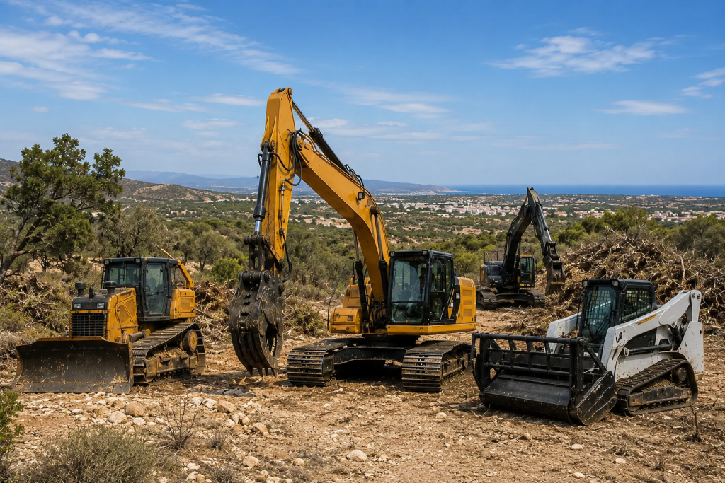 Plot Clearance Costa Blanca: Machinery Used For Plot Clearance in Costa Blanca 