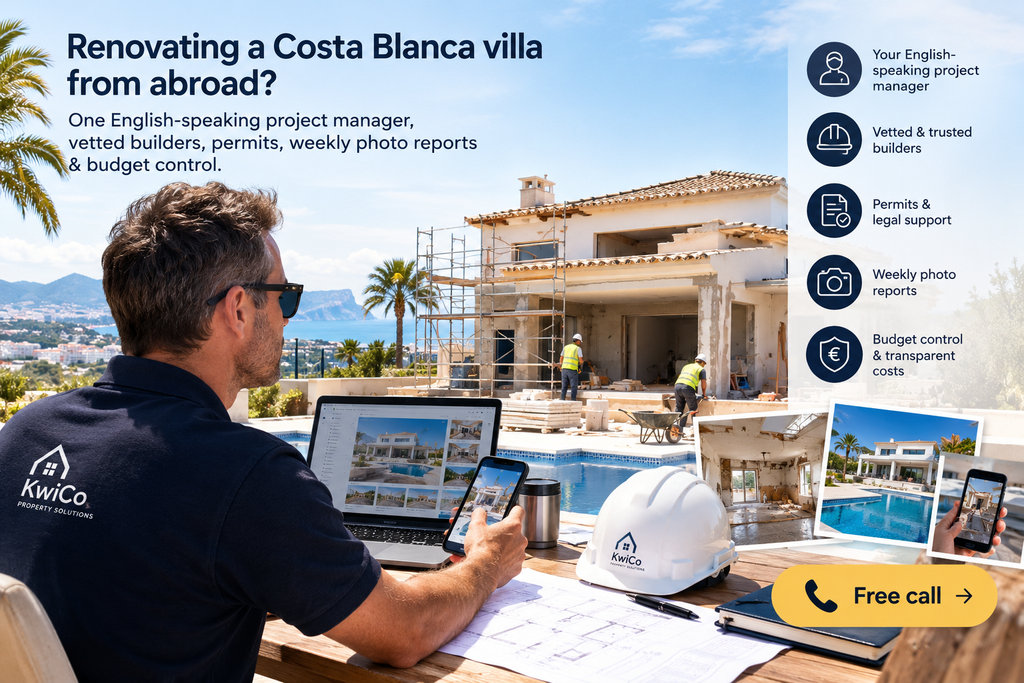 Remote Property Renovation Management on the Costa Blanca